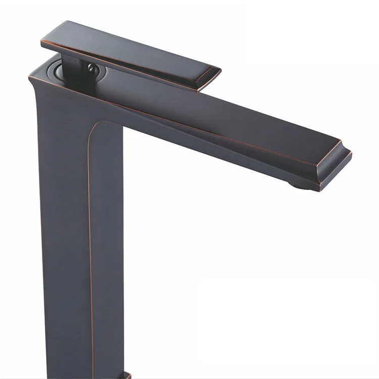 현대적인 욕실에서 높은 세면대 수전이 선호되는 이유는 무엇입니까?