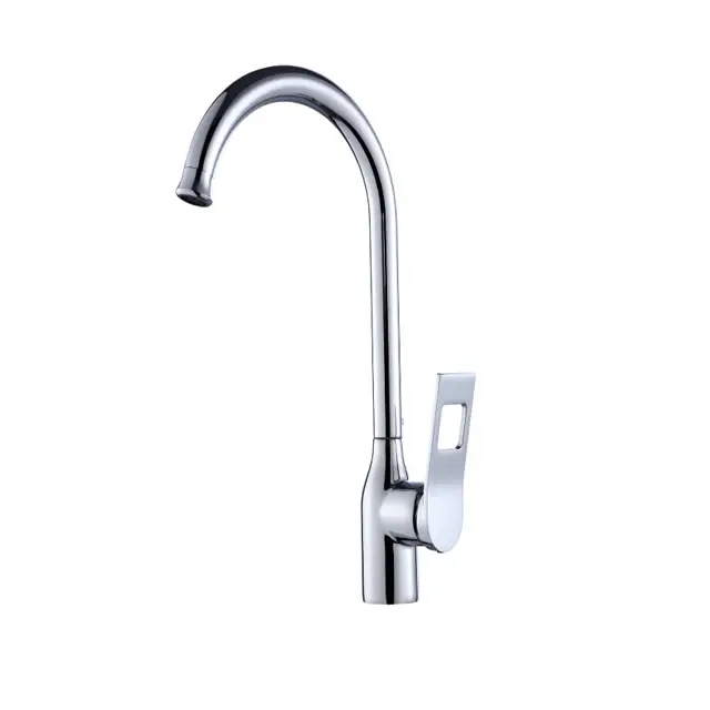 Single Lever High Spout Brass Kitchen Mixer